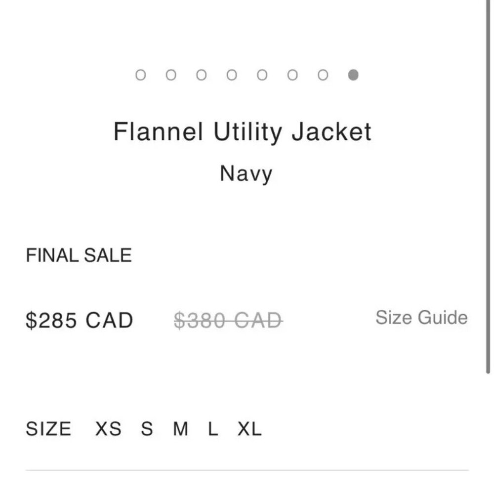Wings + Horns  Blue Utility Flannel Jacket - Medium - Picture 15 of 15